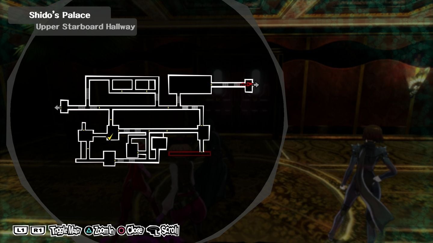 Persona 5 Shido Palace locked doors, Shadow IT President, Shido boss